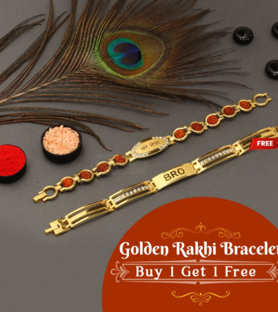 Golden-Rakhi-Bracelet-Buy-1-Get-1-Free(RB2)-1
